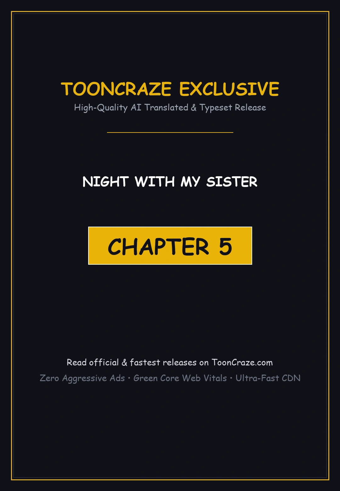 Night With My Sister Manhwa Chapter 5 - Page 1