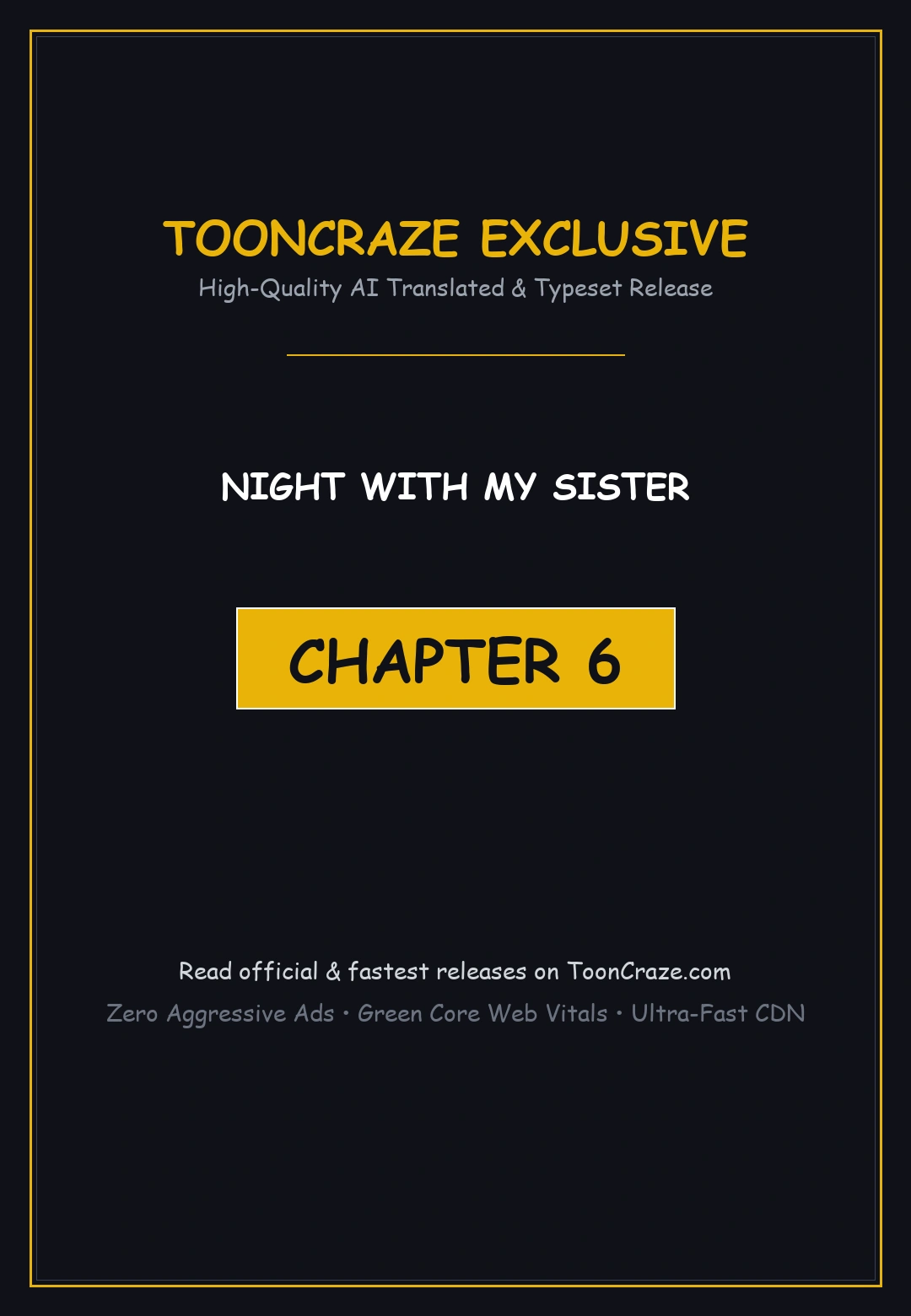 Night With My Sister Manhwa Chapter 6 - Page 1