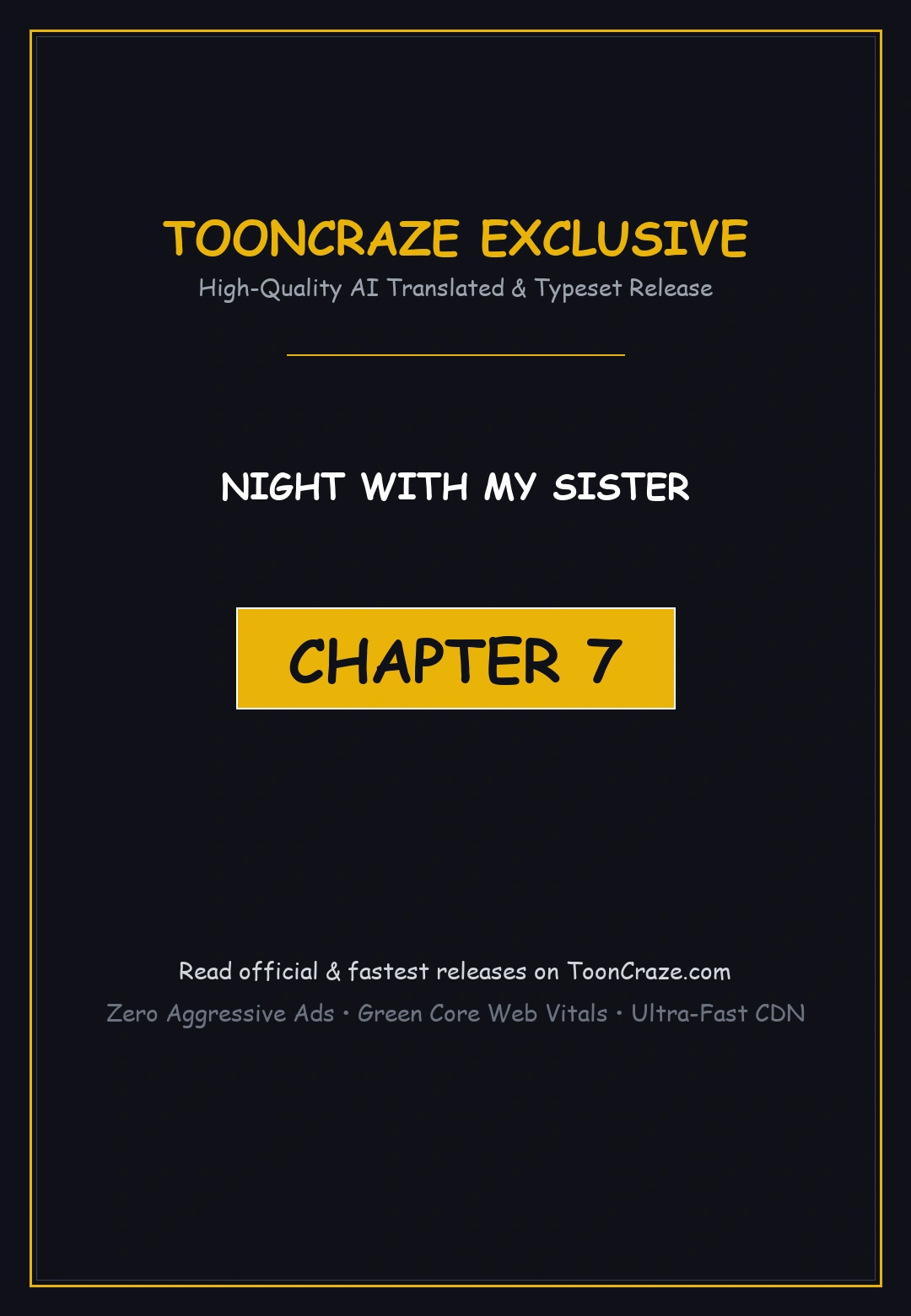 Night With My Sister Manhwa Chapter 7 - Page 1