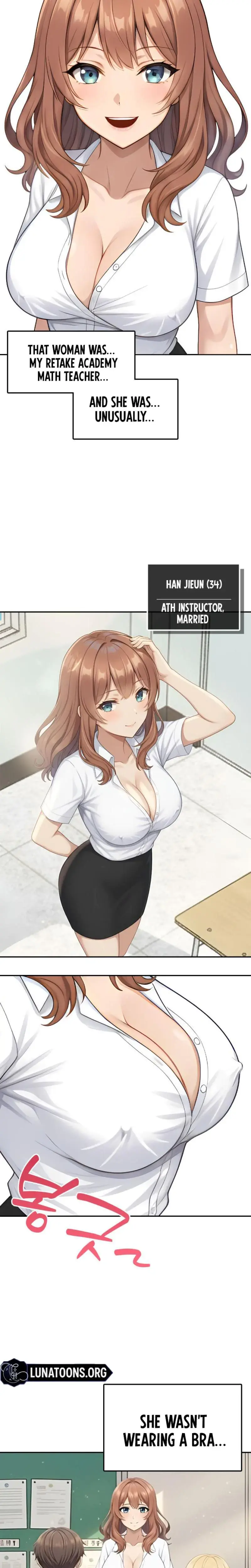 No Bras Academy Teacher Chapter 1 - Page 12