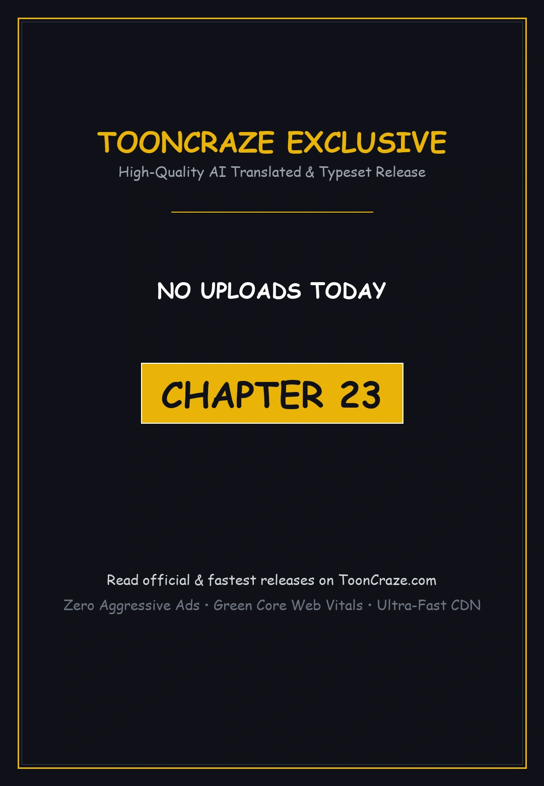 No Uploads Today Chapter 23 - Page 1
