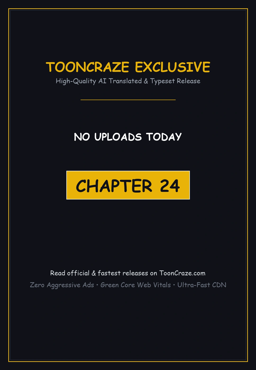 No Uploads Today Chapter 24 - Page 1