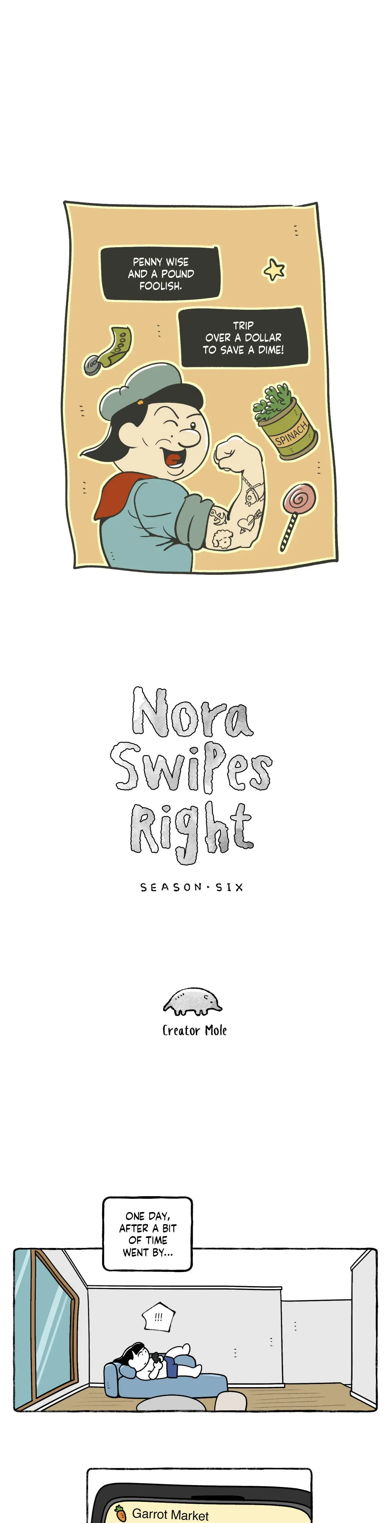 Nora Swipes Right Chapter 1 - Page 1