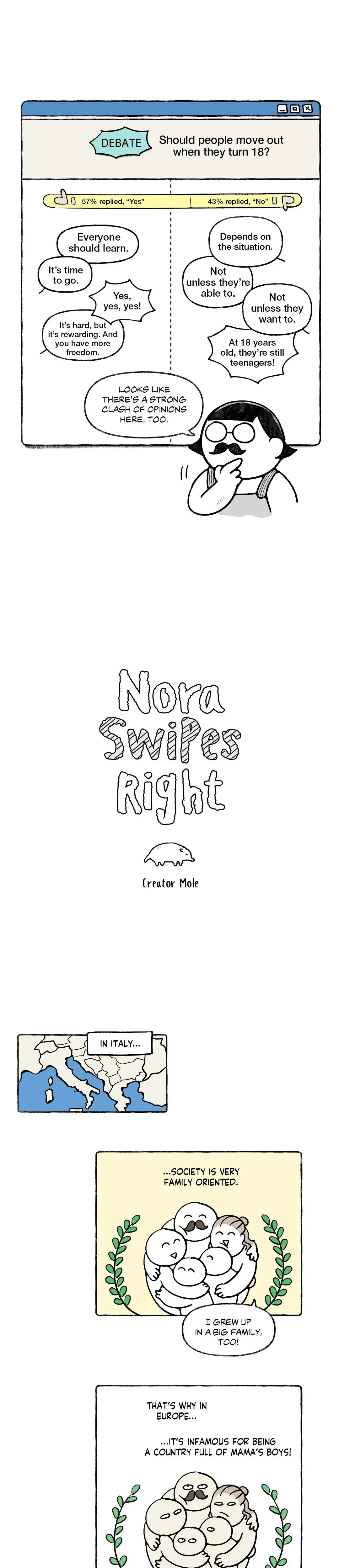 Nora Swipes Right Chapter 23 - Page 1
