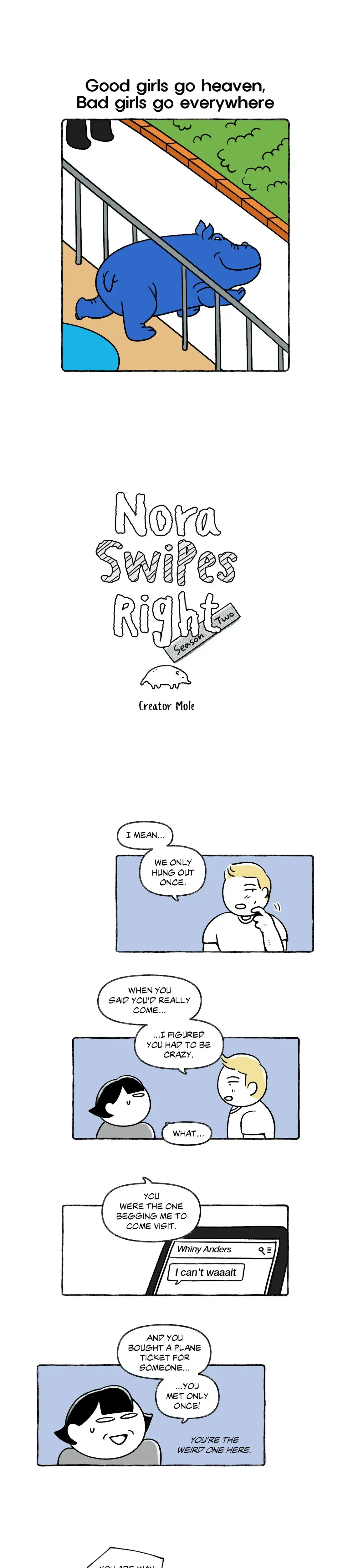 Nora Swipes Right Chapter 43 - Page 1