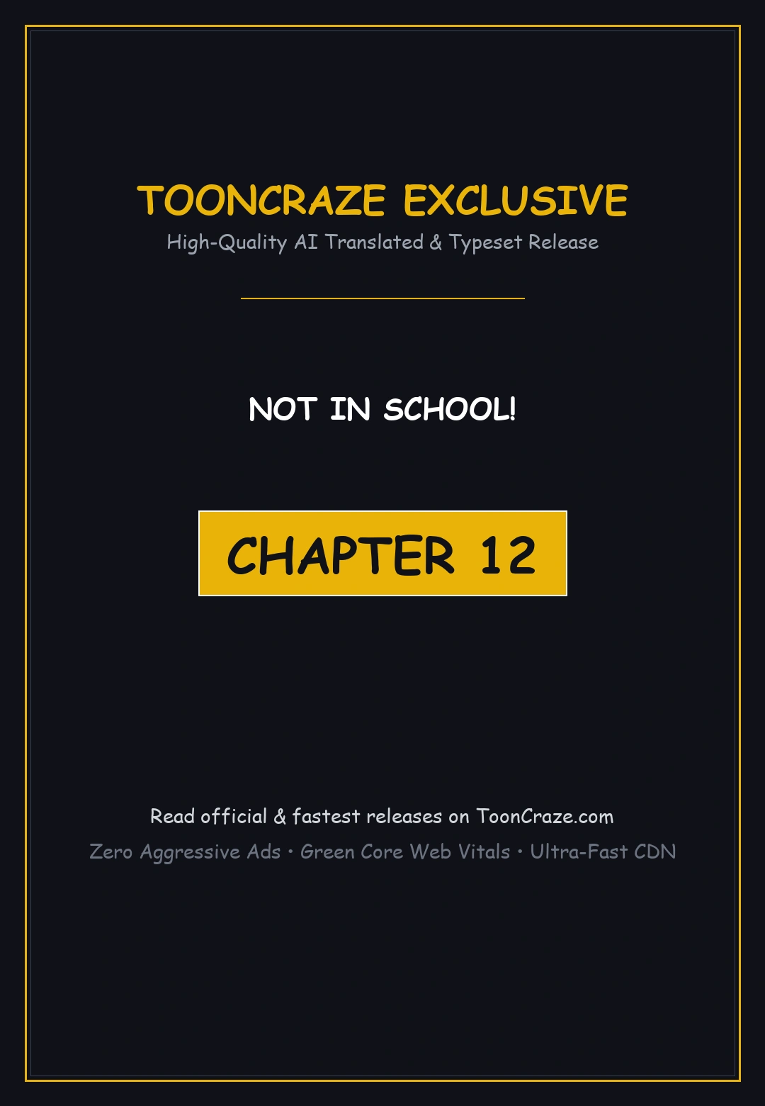 Not In School Chapter 12 - Page 1