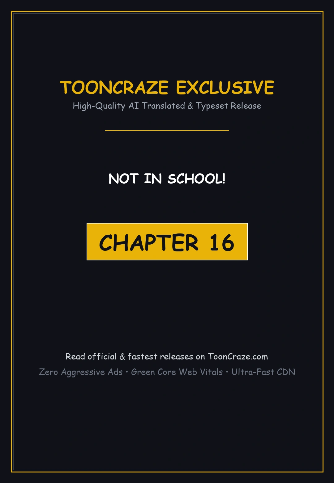 Not In School Chapter 16 - Page 1
