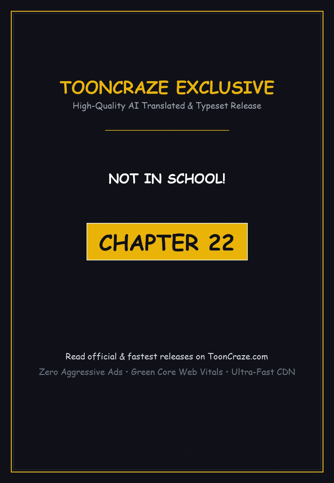 Not In School Chapter 22 - Page 1