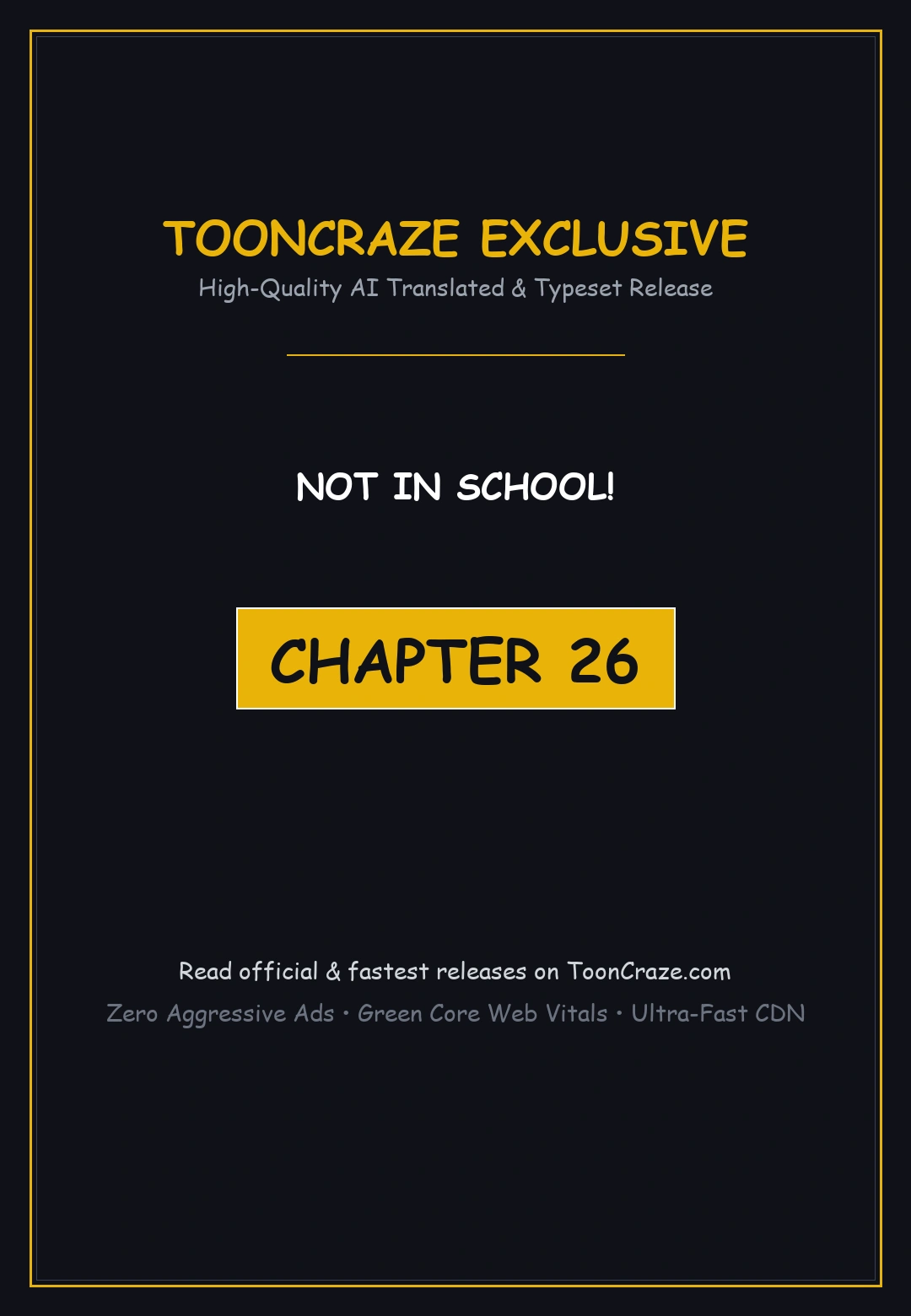 Not In School Chapter 26 - Page 1