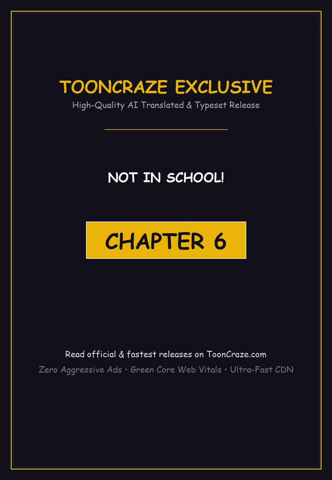 Not In School Chapter 6 - Page 1