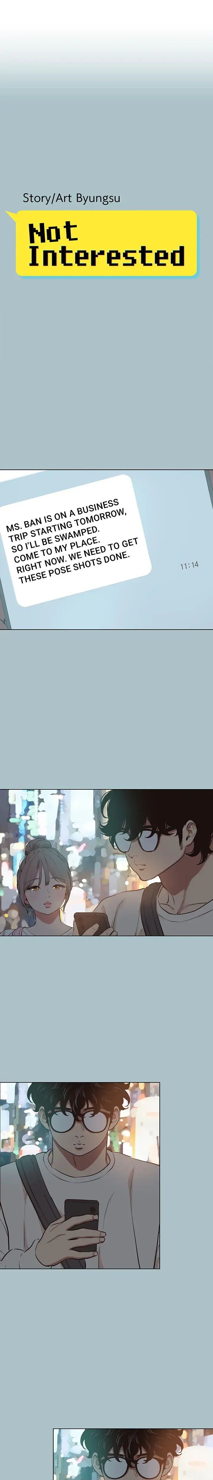 Not Interested Chapter 44 - Page 1