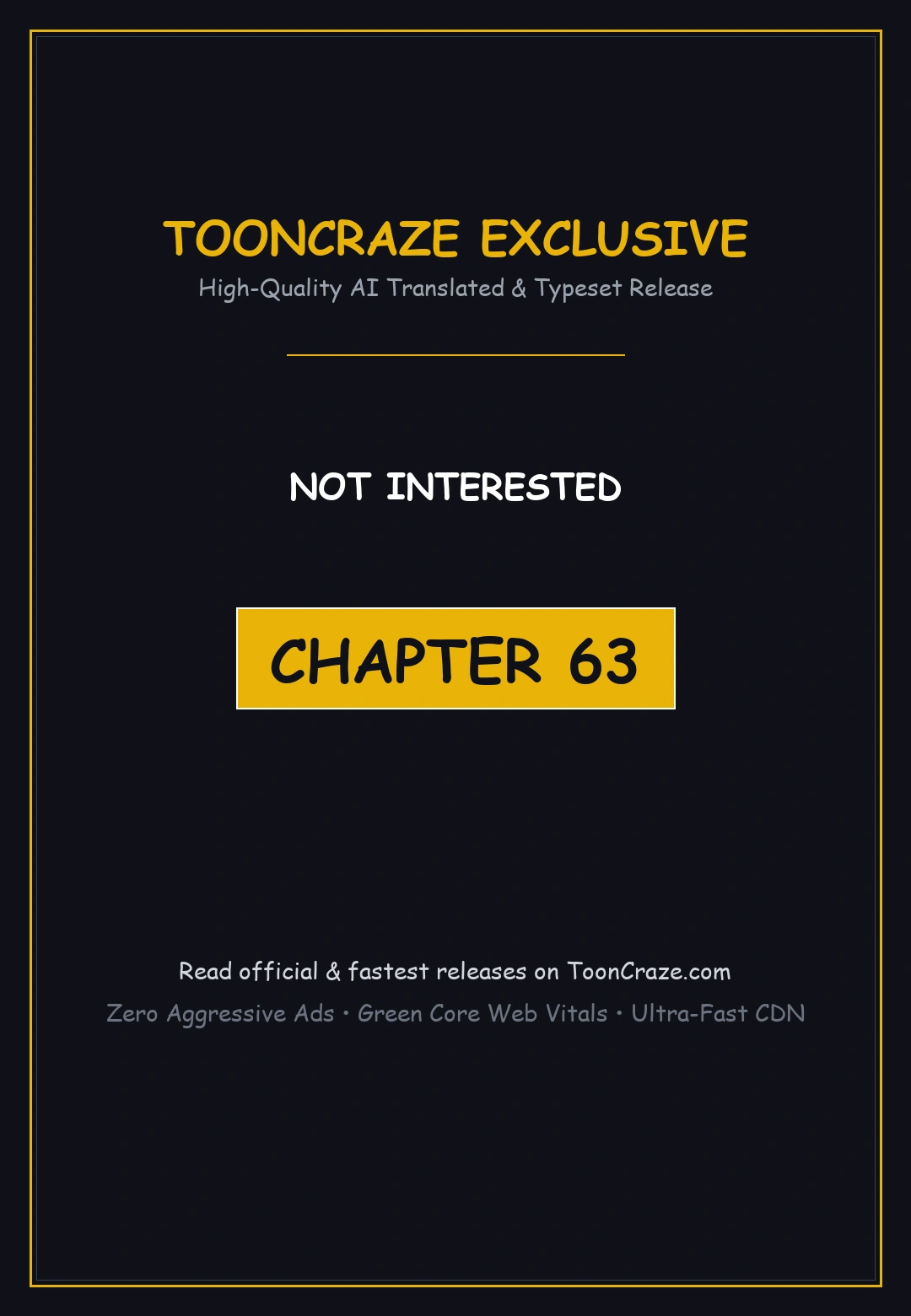 Not Interested Chapter 63 - Page 1
