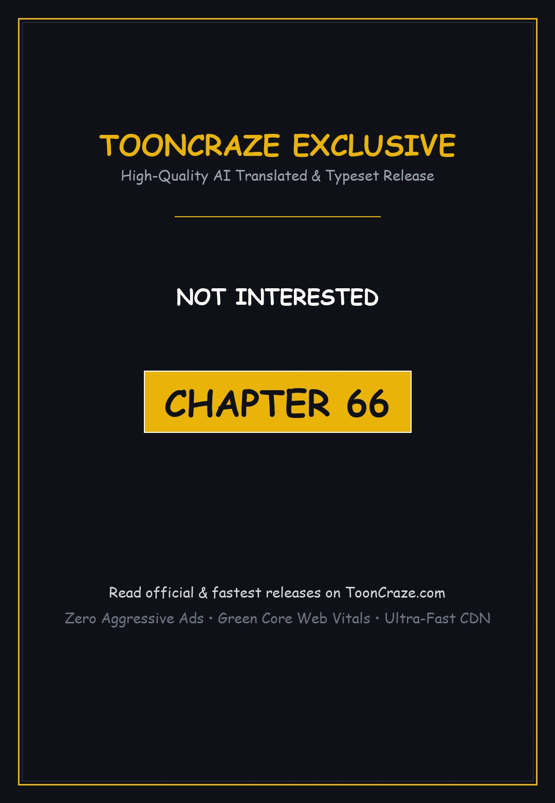 Not Interested Chapter 66 - Page 1
