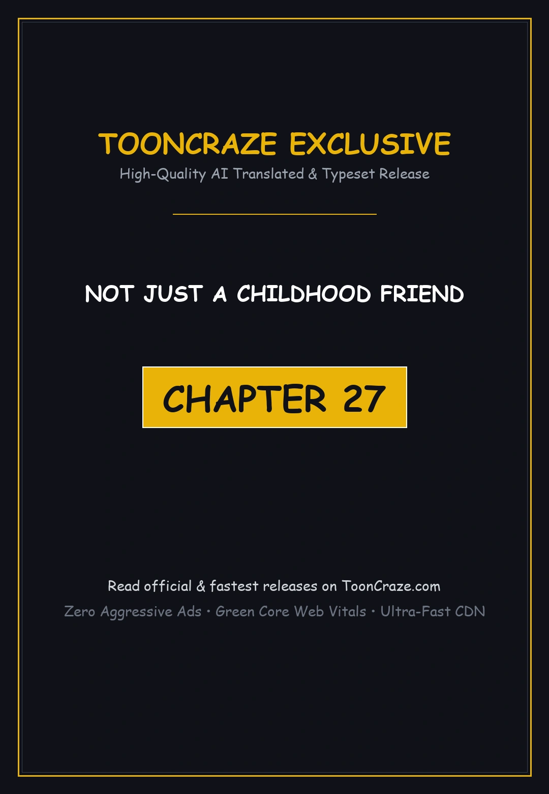 Not Just A Childhood Friend Chapter 27 - Page 1