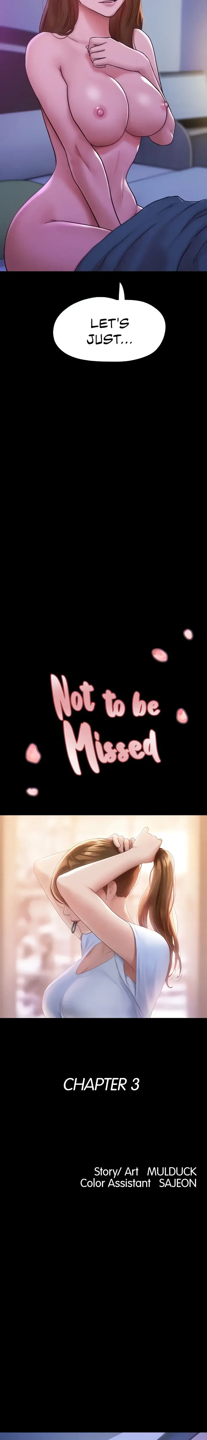 Not To Be Missed Chapter 3 - Page 3