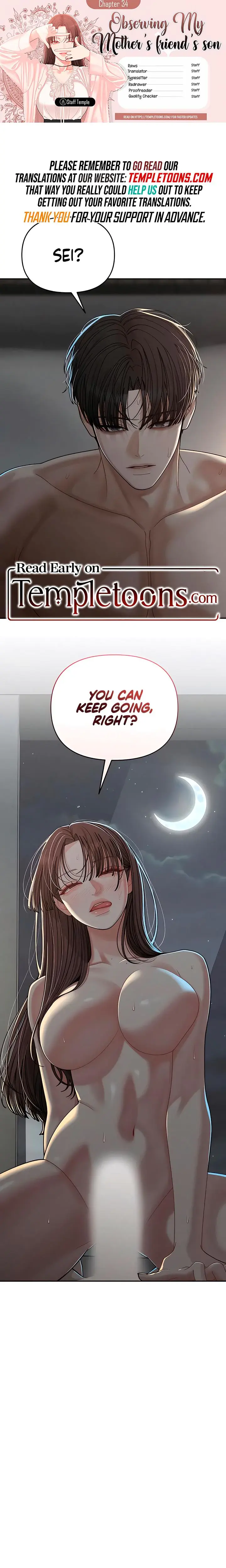 Observing My Mothers Friends Son Chapter 34 - Page 1