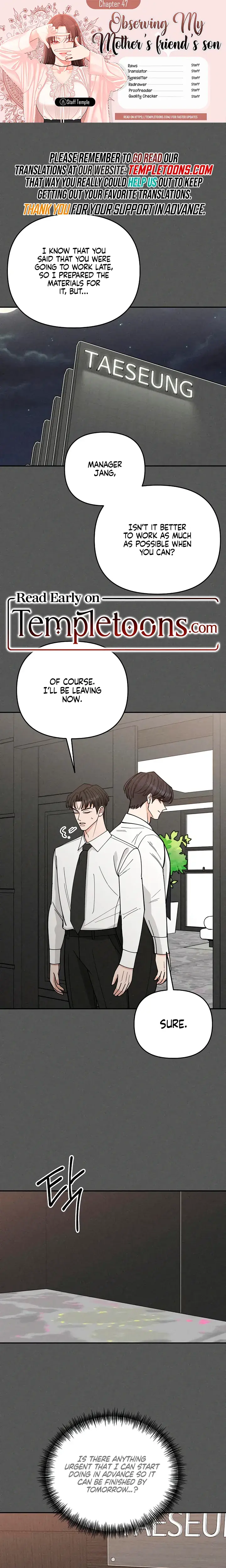Observing My Mothers Friends Son Chapter 47 - Page 1