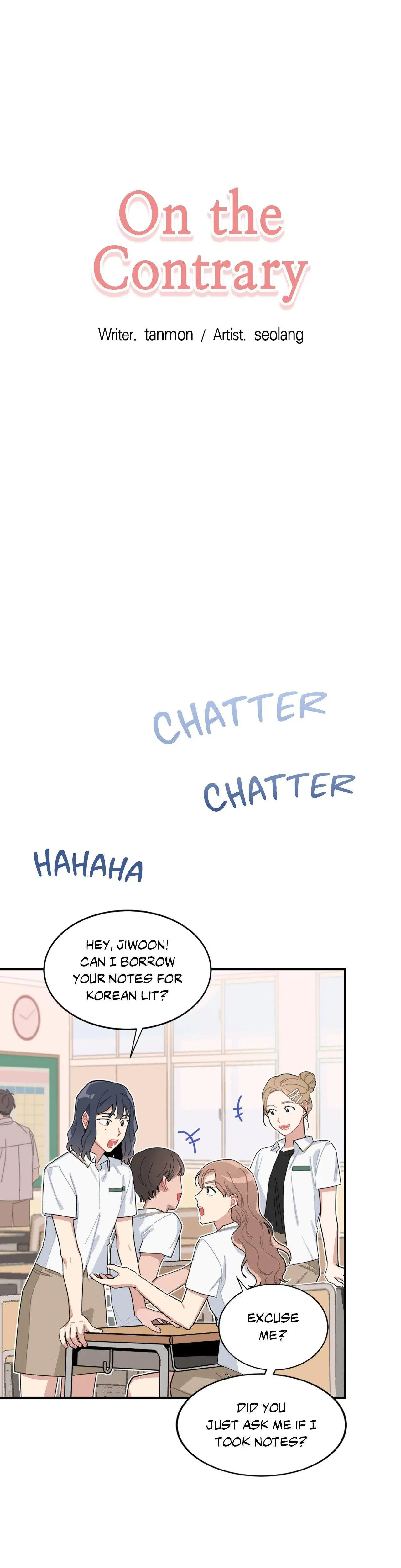 On The Contrary Chapter 1 - Page 5