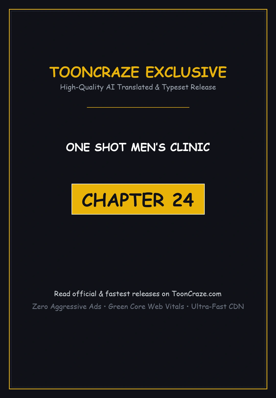 One Shot Mens Clinic Chapter 24 - Page 1
