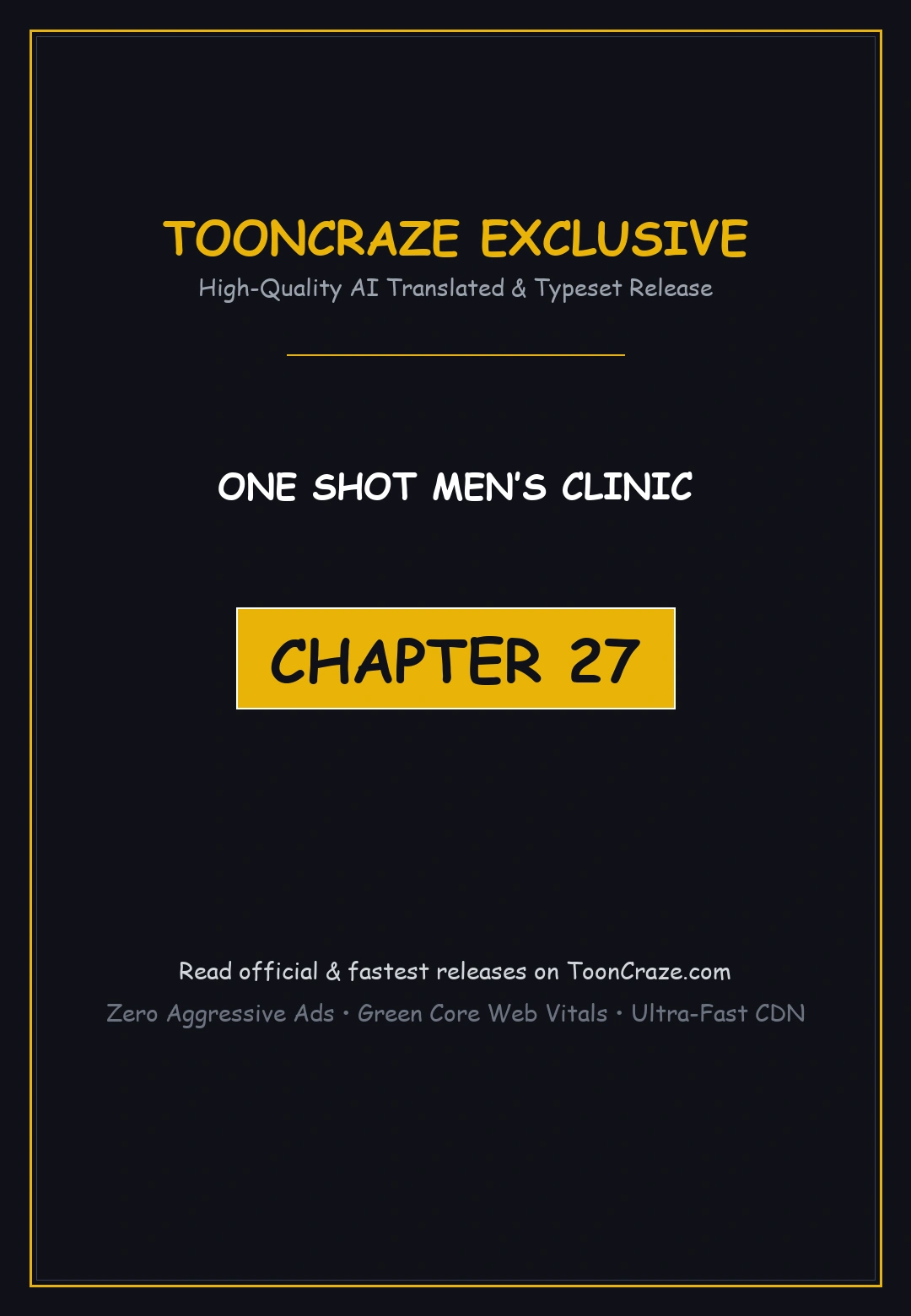 One Shot Mens Clinic Chapter 27 - Page 1
