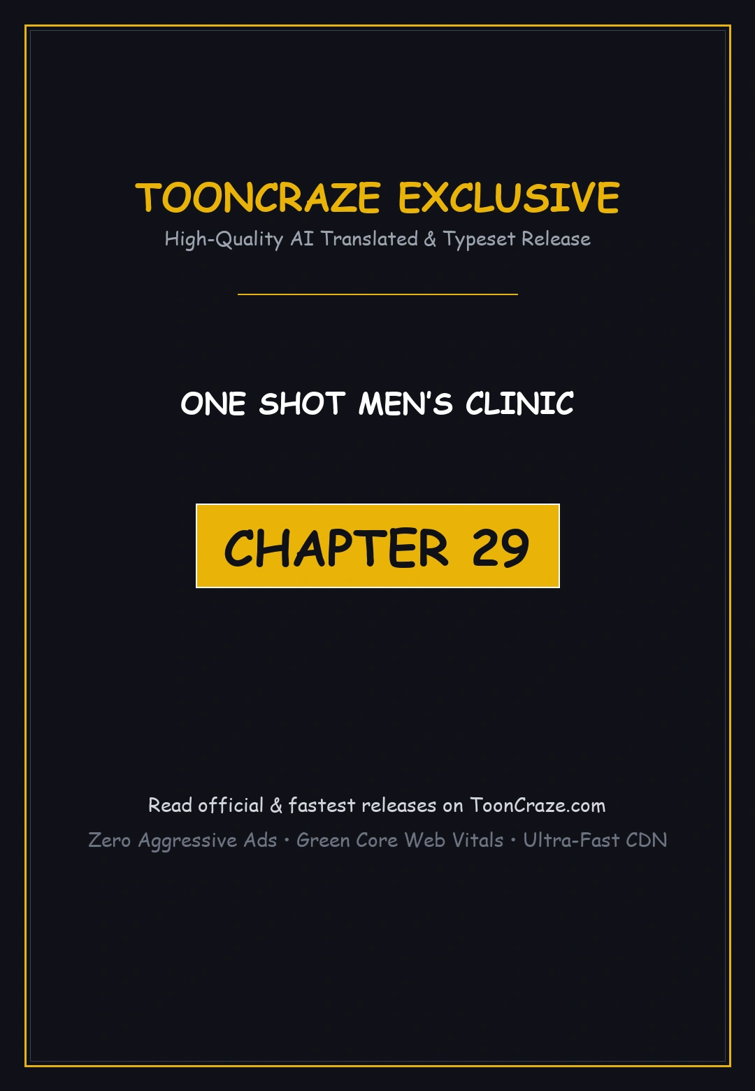 One Shot Mens Clinic Chapter 29 - Page 1
