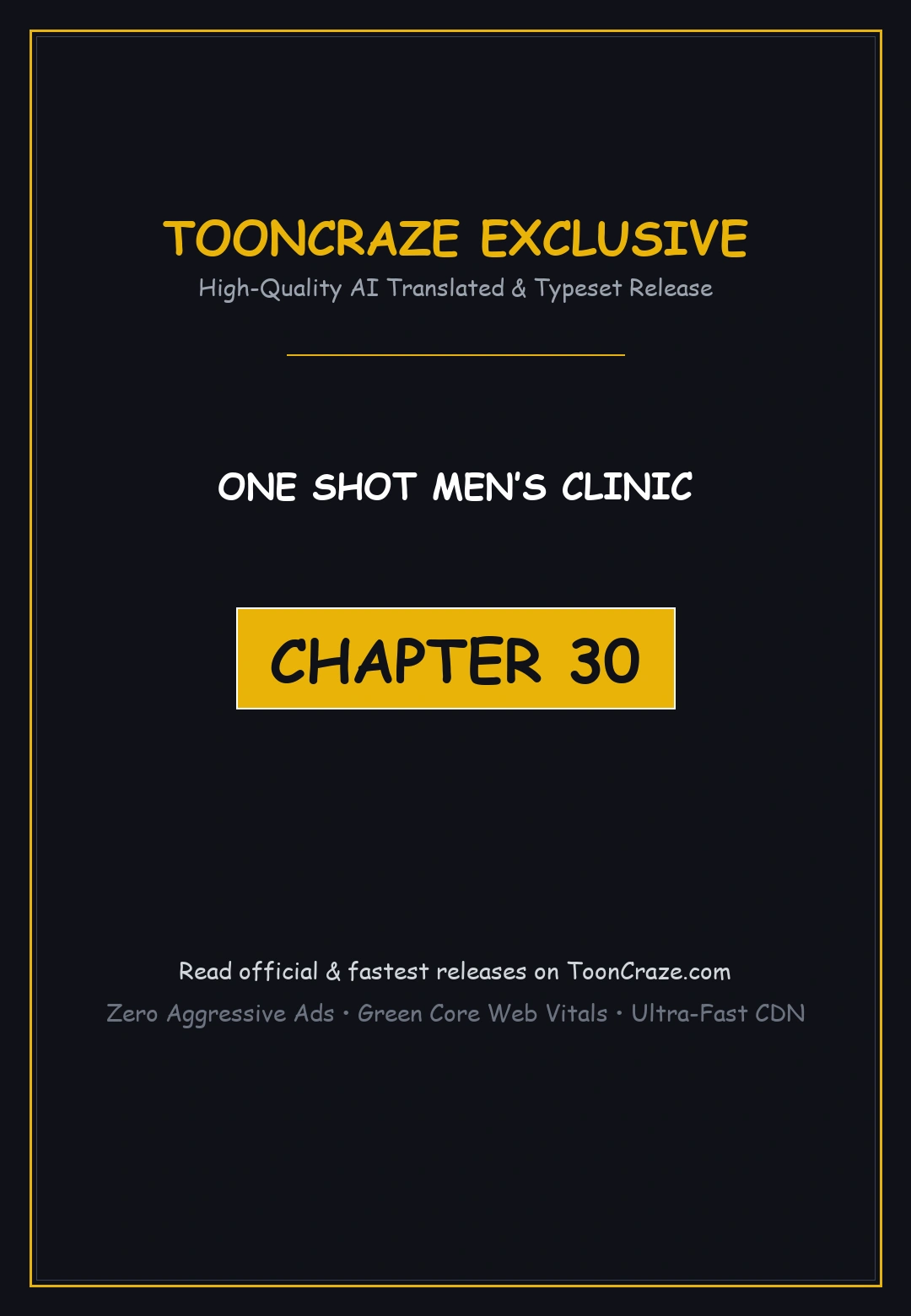 One Shot Mens Clinic Chapter 30 - Page 1