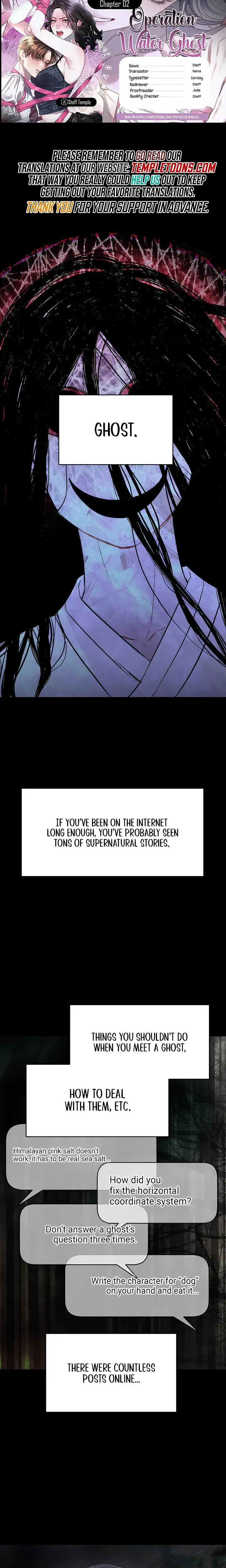 Operation Water Ghost Chapter 2 - Page 1
