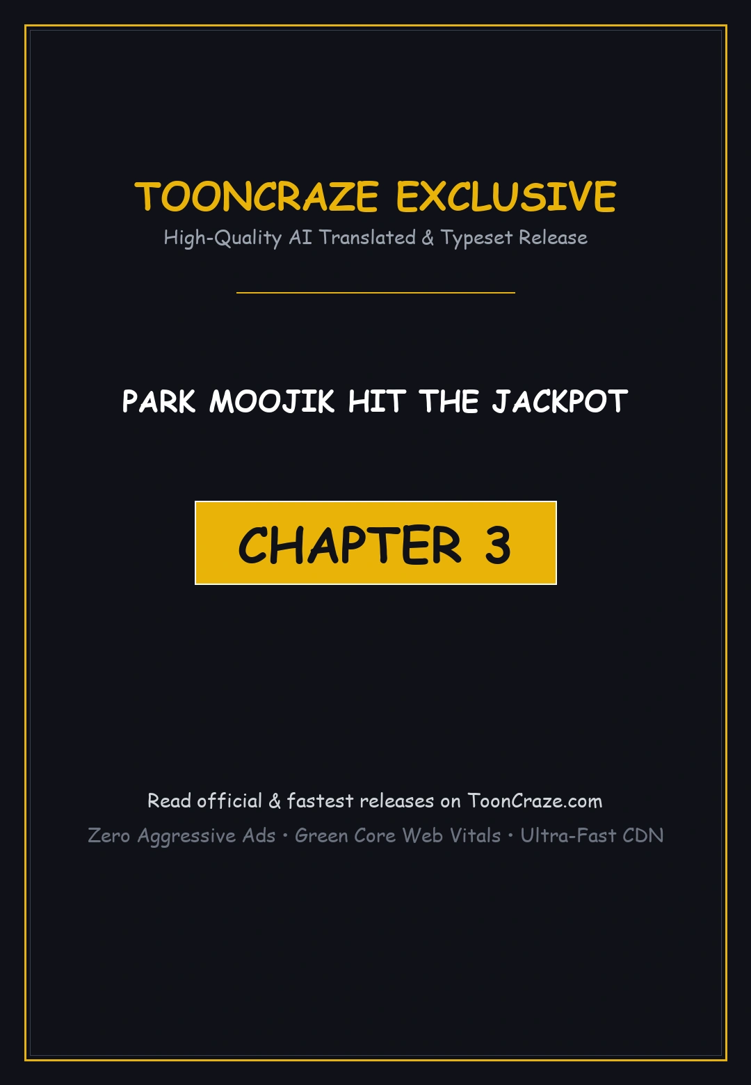 Park Moojik Hit The Jackpot Chapter 3 - Page 1