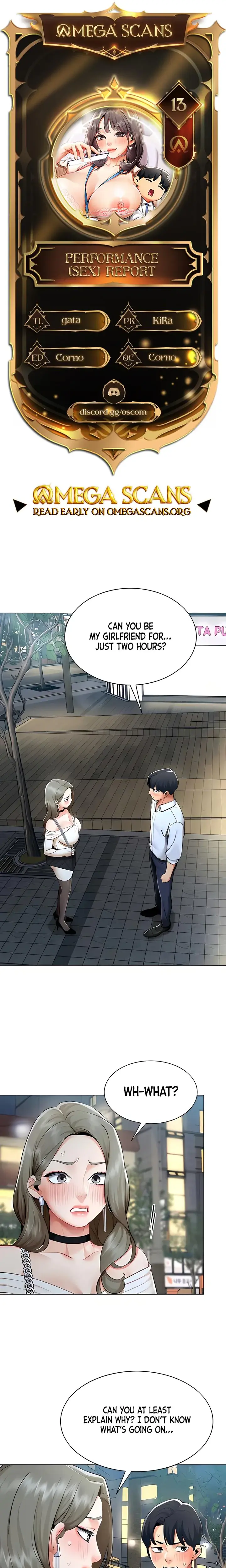 Performance Sex Report Chapter 13 - Page 1