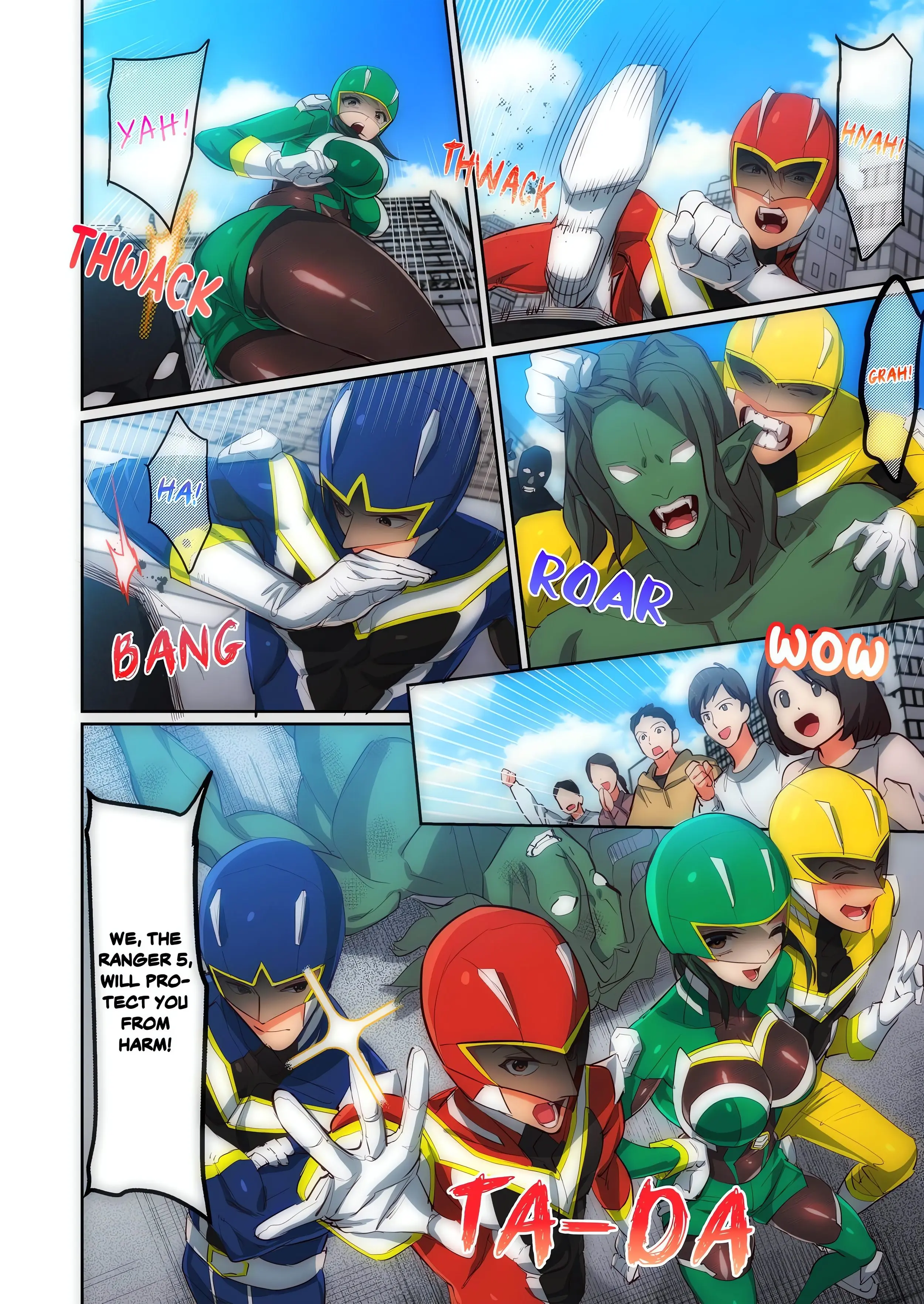 Pitiful Ranger Pink Im Such A Disgrace But It Feels So Good Chapter 1 - Page 2