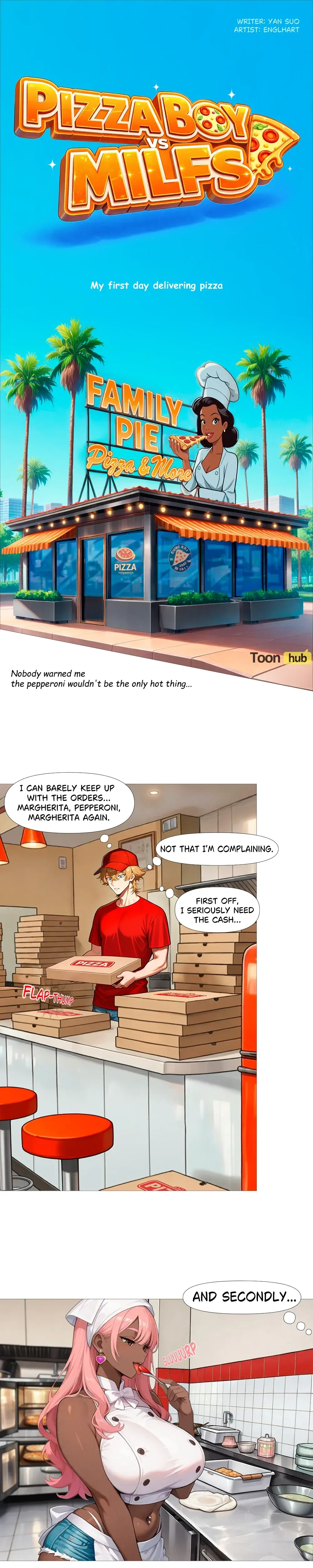 Pizza Boy Vs Milfs Chapter 1 - Page 1
