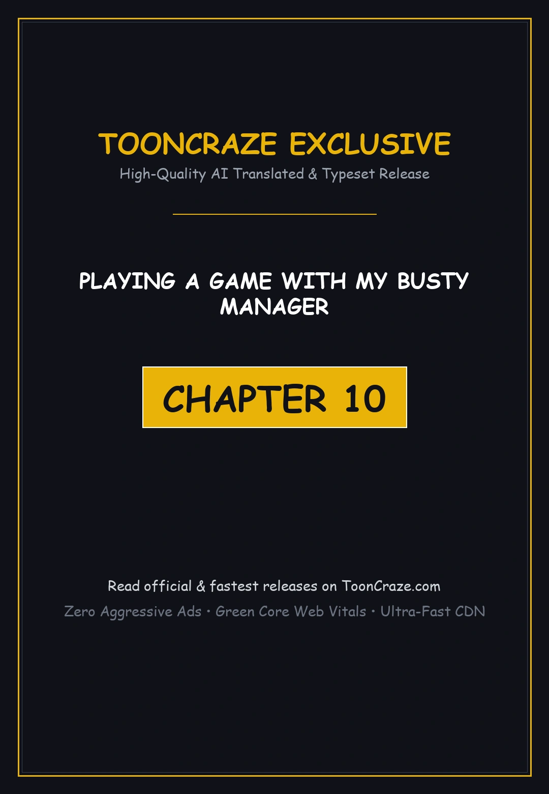Playing A Game With My Busty Manager Chapter 10 - Page 1