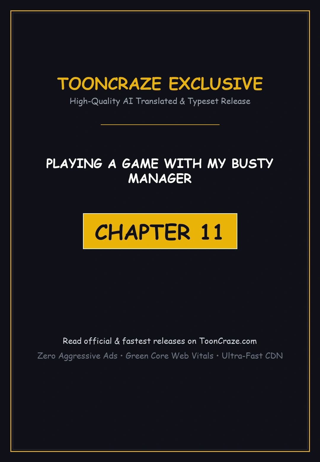 Playing A Game With My Busty Manager Chapter 11 - Page 1