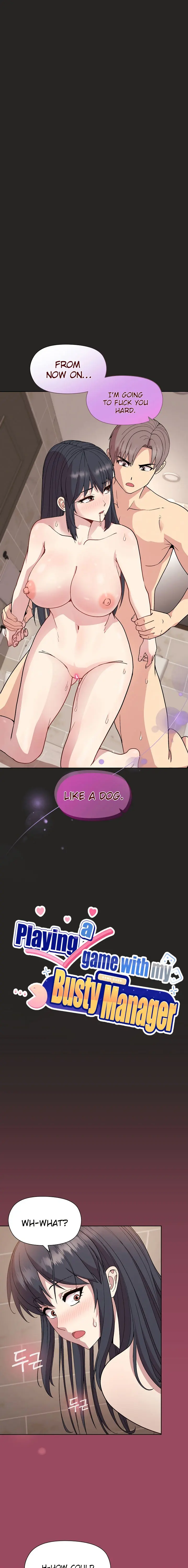 Playing A Game With My Busty Manager Chapter 17 - Page 1