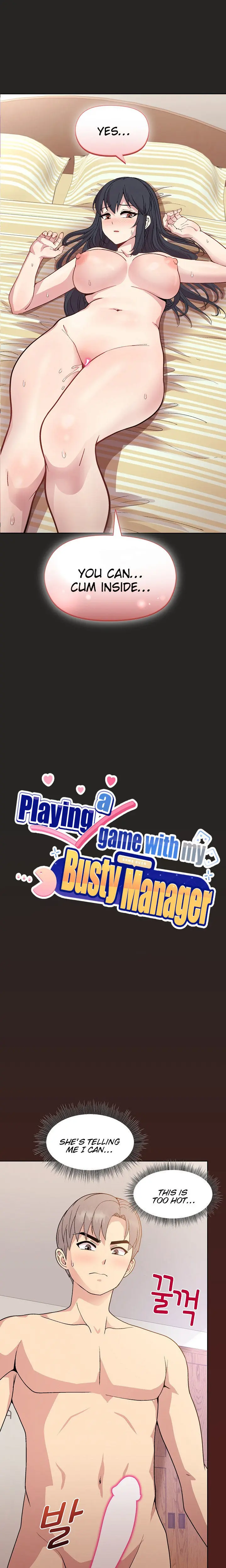 Playing A Game With My Busty Manager Chapter 18 - Page 1