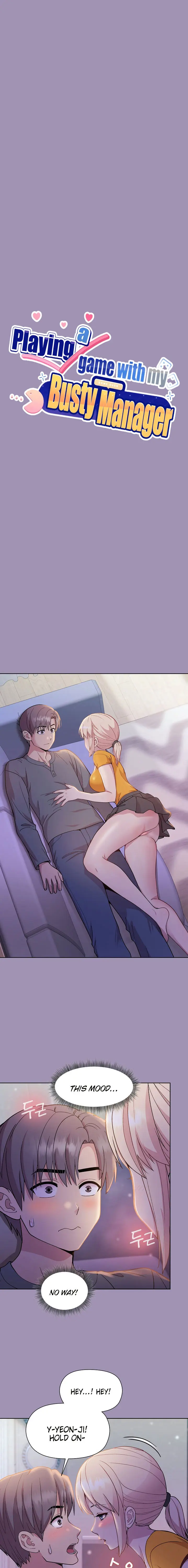 Playing A Game With My Busty Manager Chapter 21 - Page 1