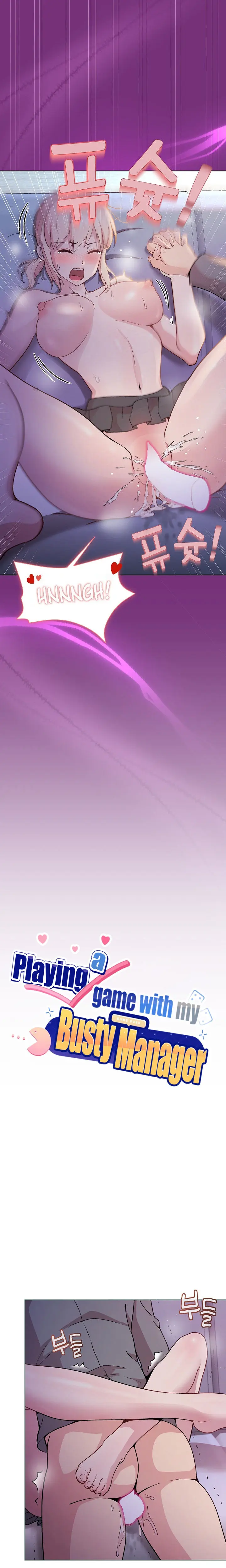 Playing A Game With My Busty Manager Chapter 22 - Page 1