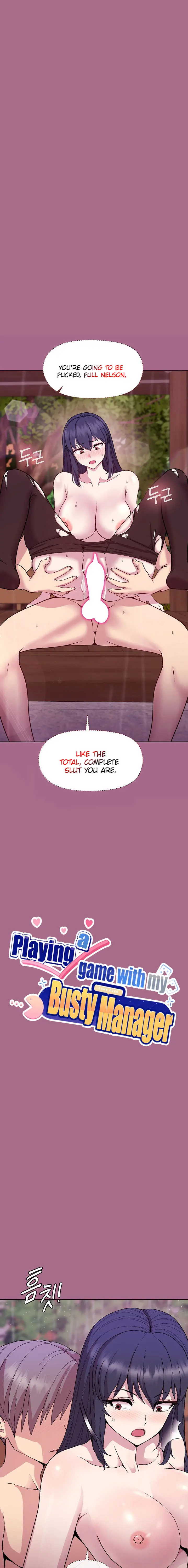 Playing A Game With My Busty Manager Chapter 26 - Page 1