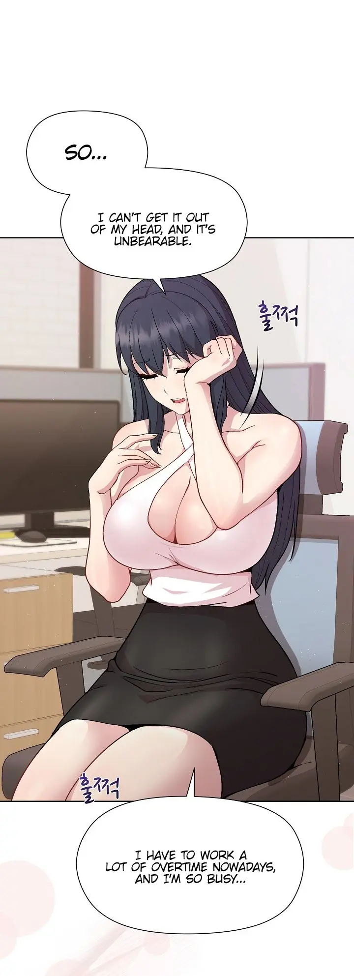 Playing A Game With My Busty Manager Chapter 36 - Page 4