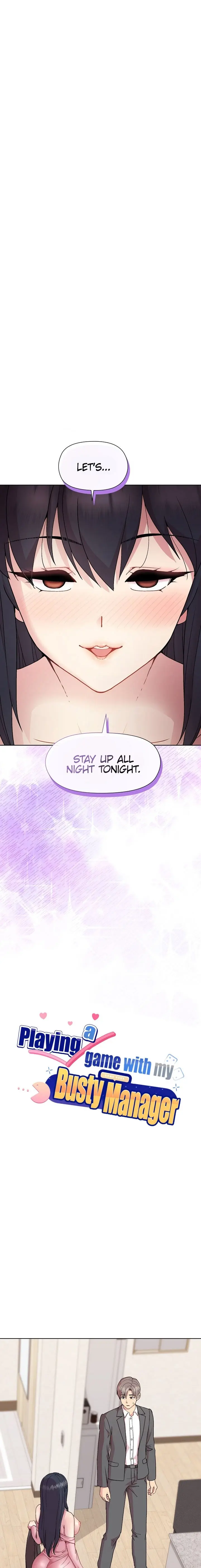 Playing A Game With My Busty Manager Chapter 51 - Page 1