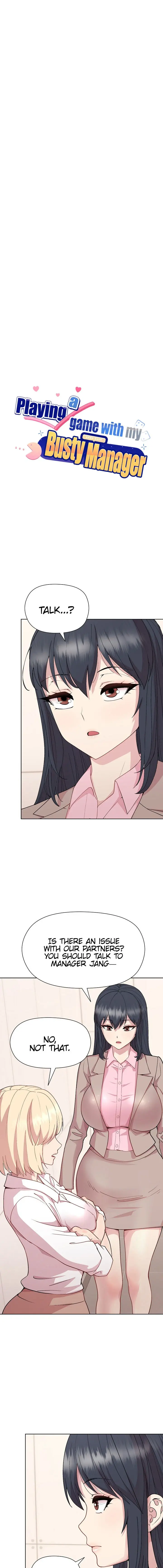Playing A Game With My Busty Manager Chapter 54 - Page 1