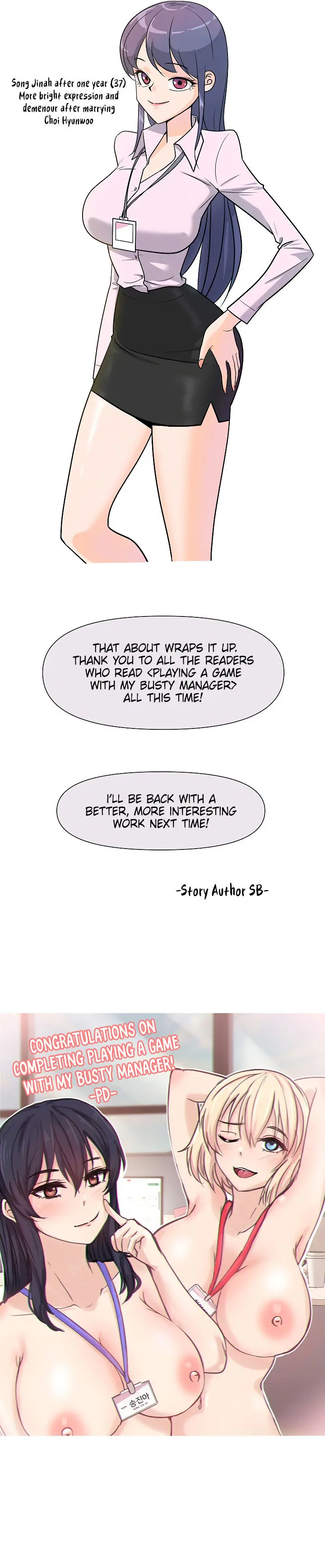 Playing A Game With My Busty Manager Chapter 61 - Page 5