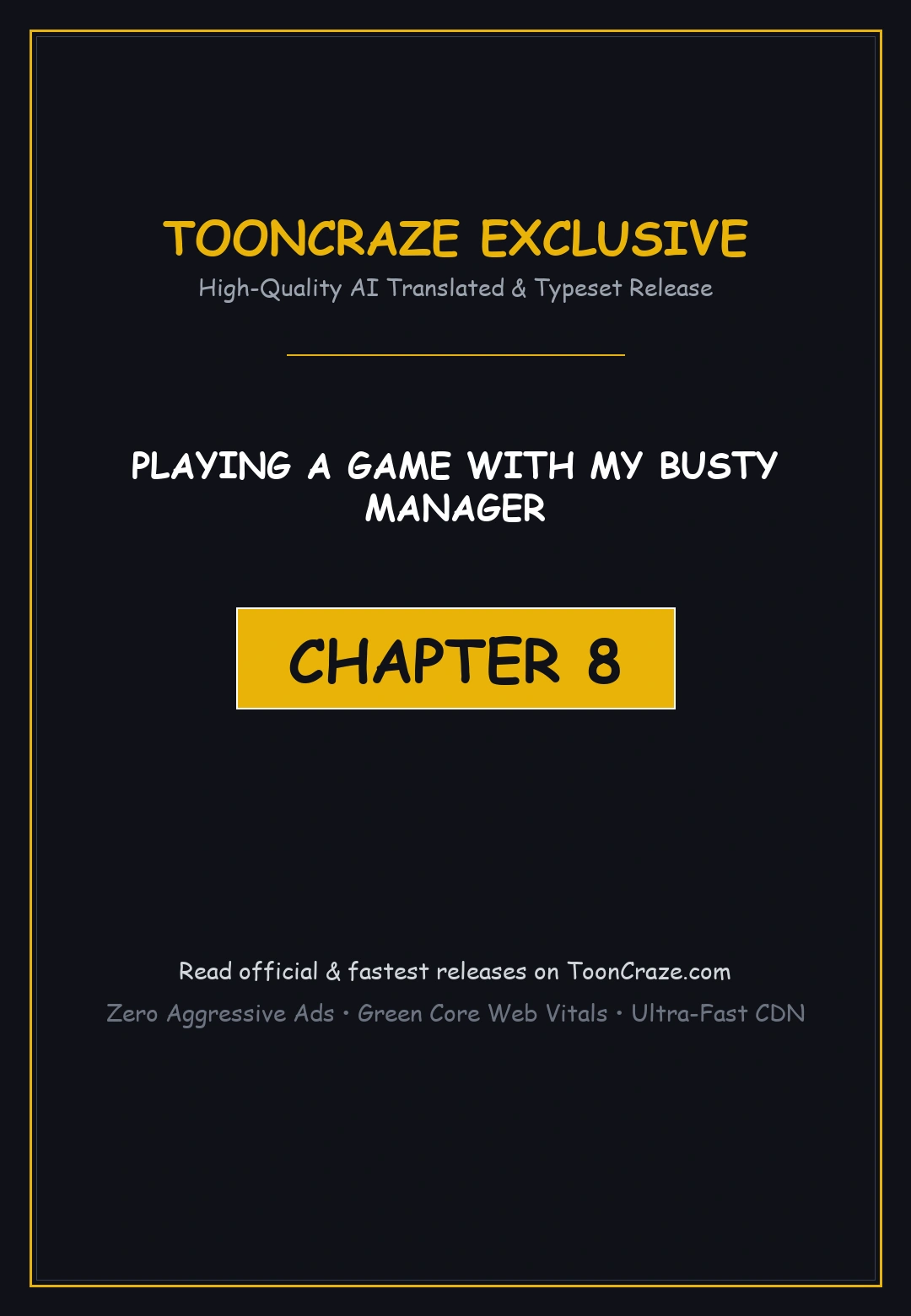 Playing A Game With My Busty Manager Chapter 8 - Page 1