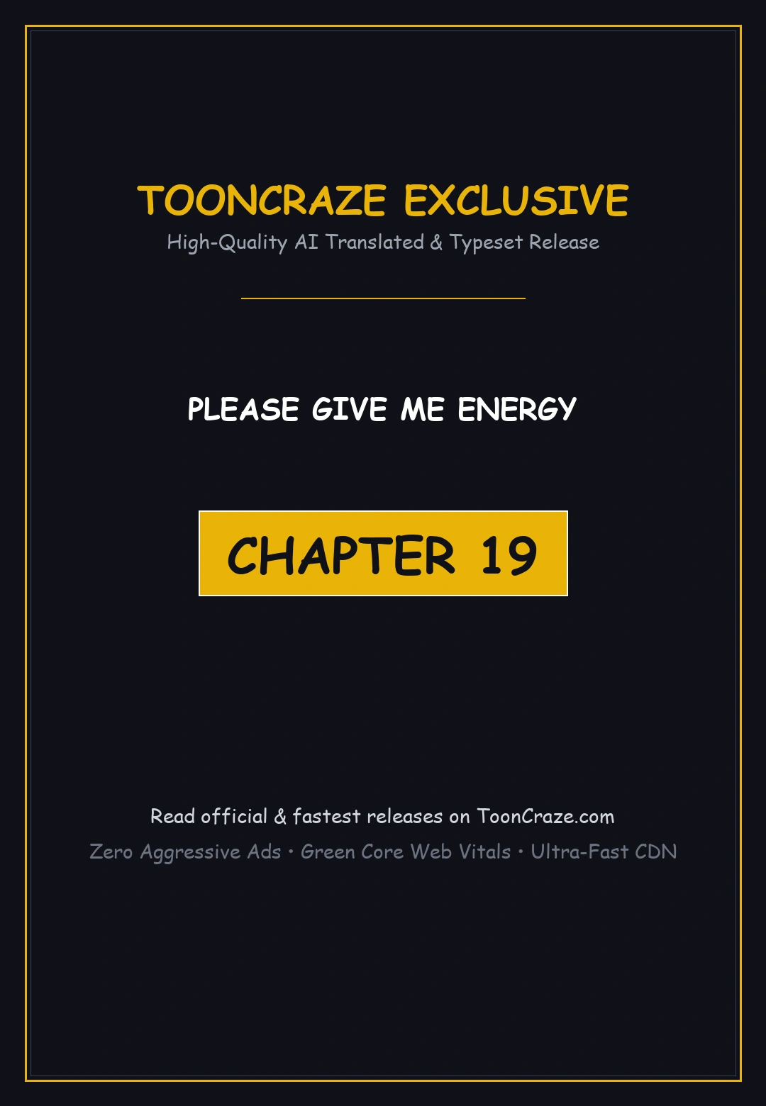Please Give Me Energy Chapter 19 - Page 1