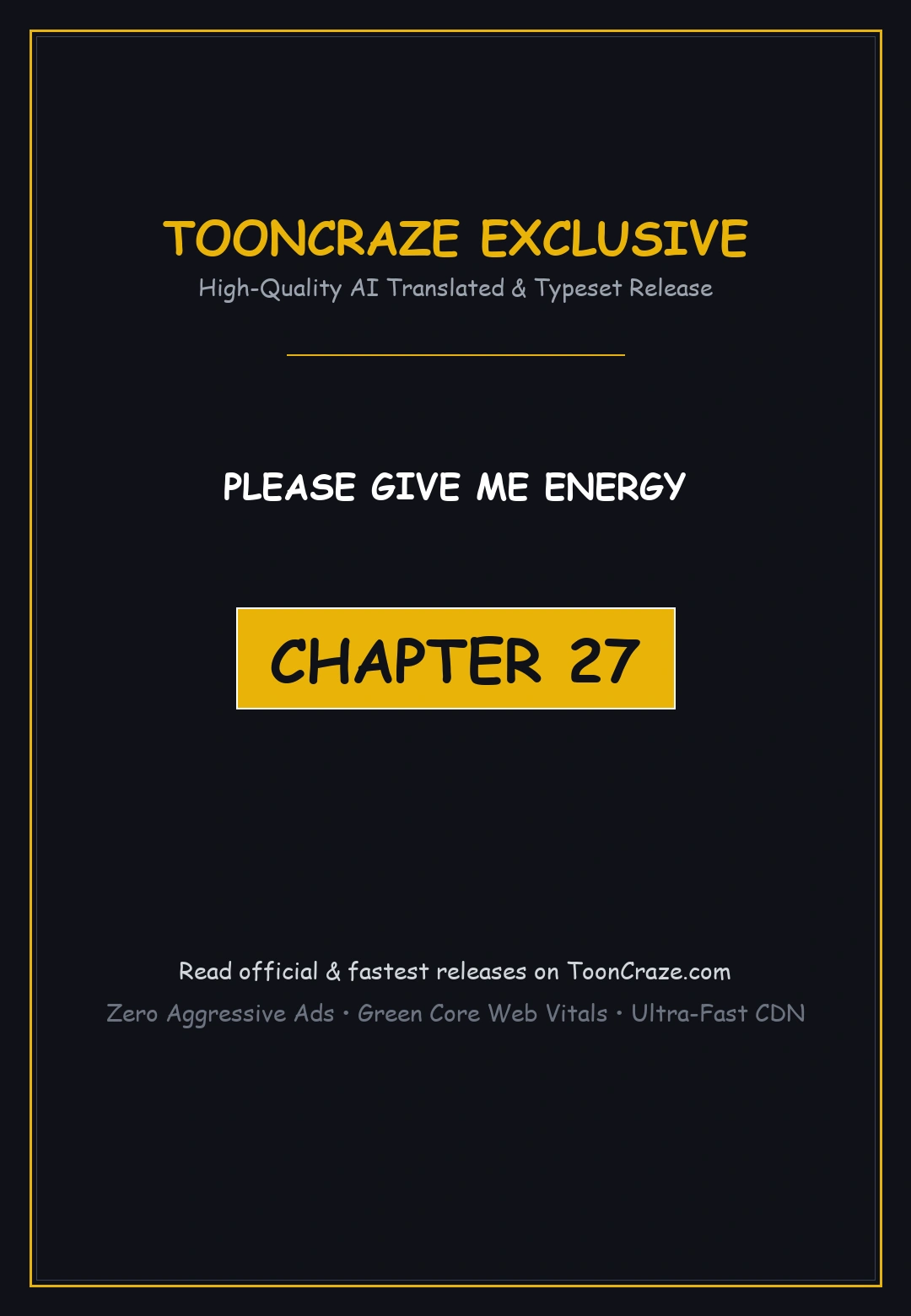 Please Give Me Energy Chapter 27 - Page 1