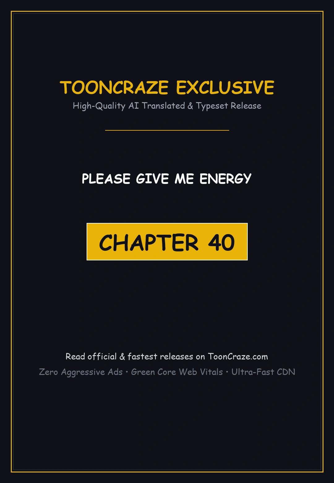 Please Give Me Energy Chapter 40 - Page 1