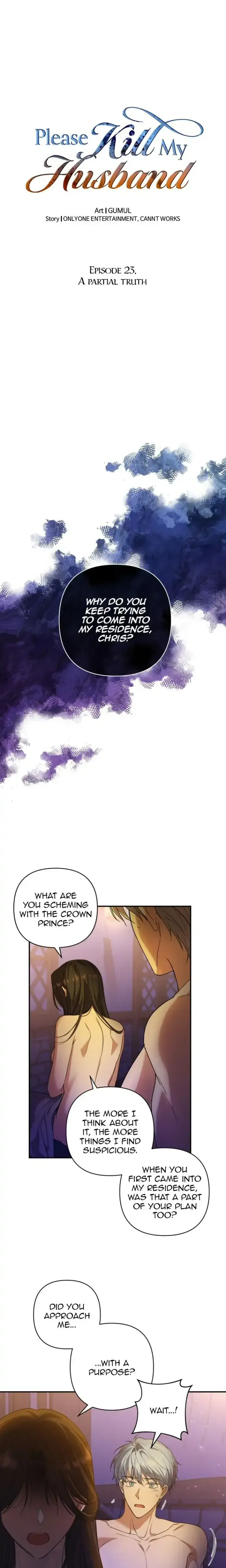 Please Kill My Husband Chapter 23 - Page 1