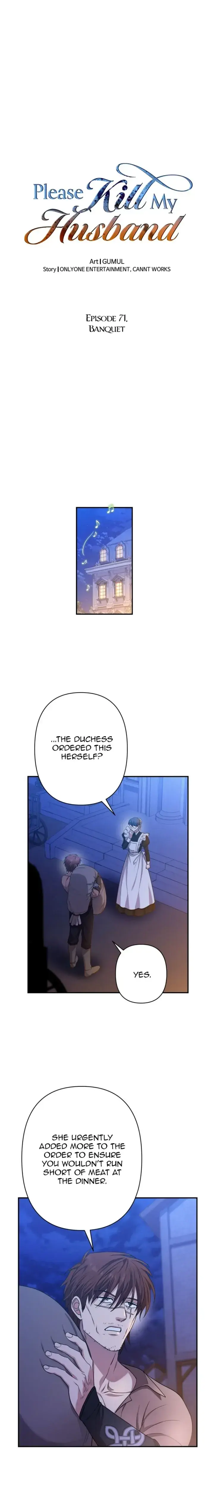 Please Kill My Husband Chapter 71 - Page 1