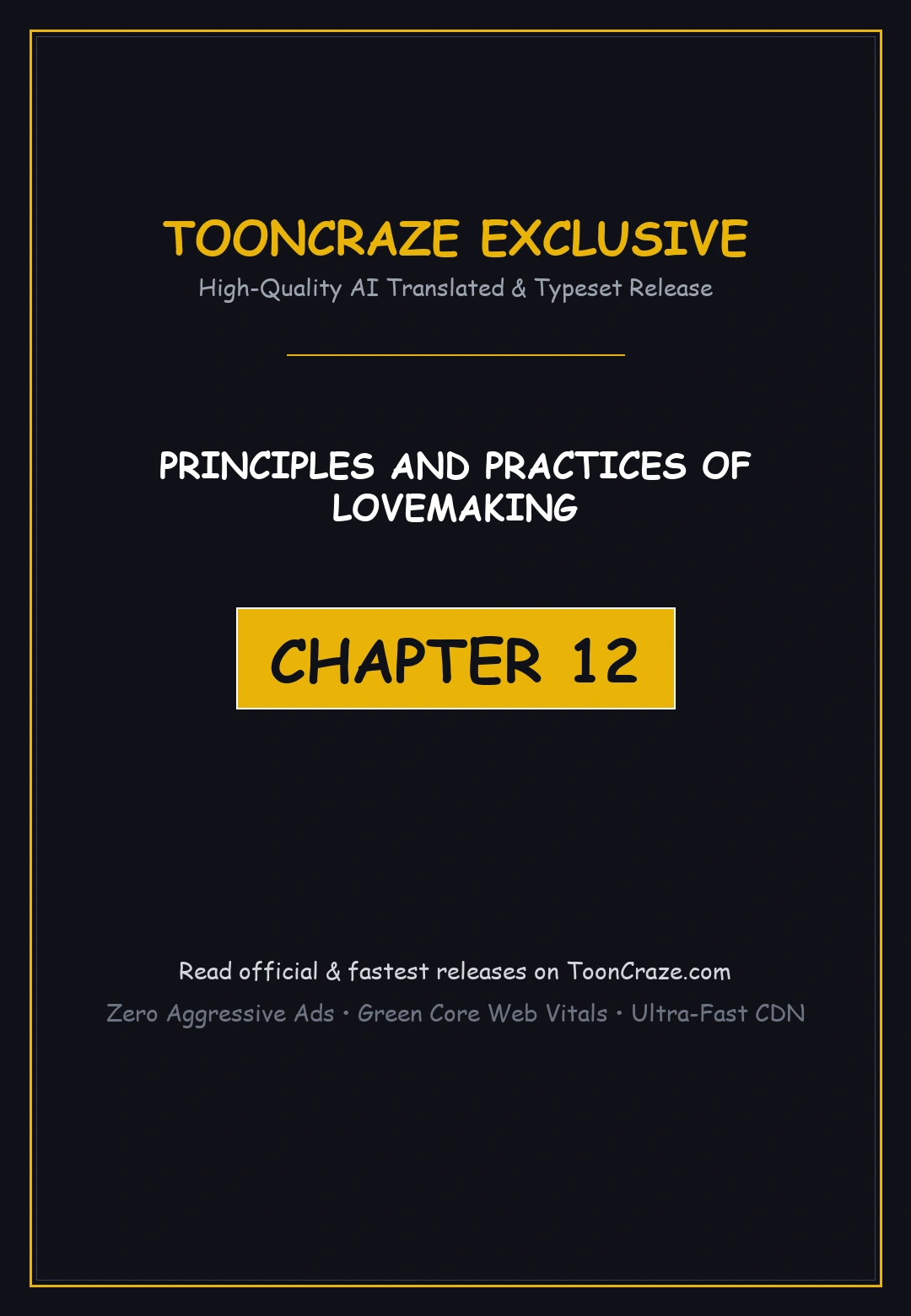 Principles And Practices Of Lovemaking Chapter 12 - Page 1