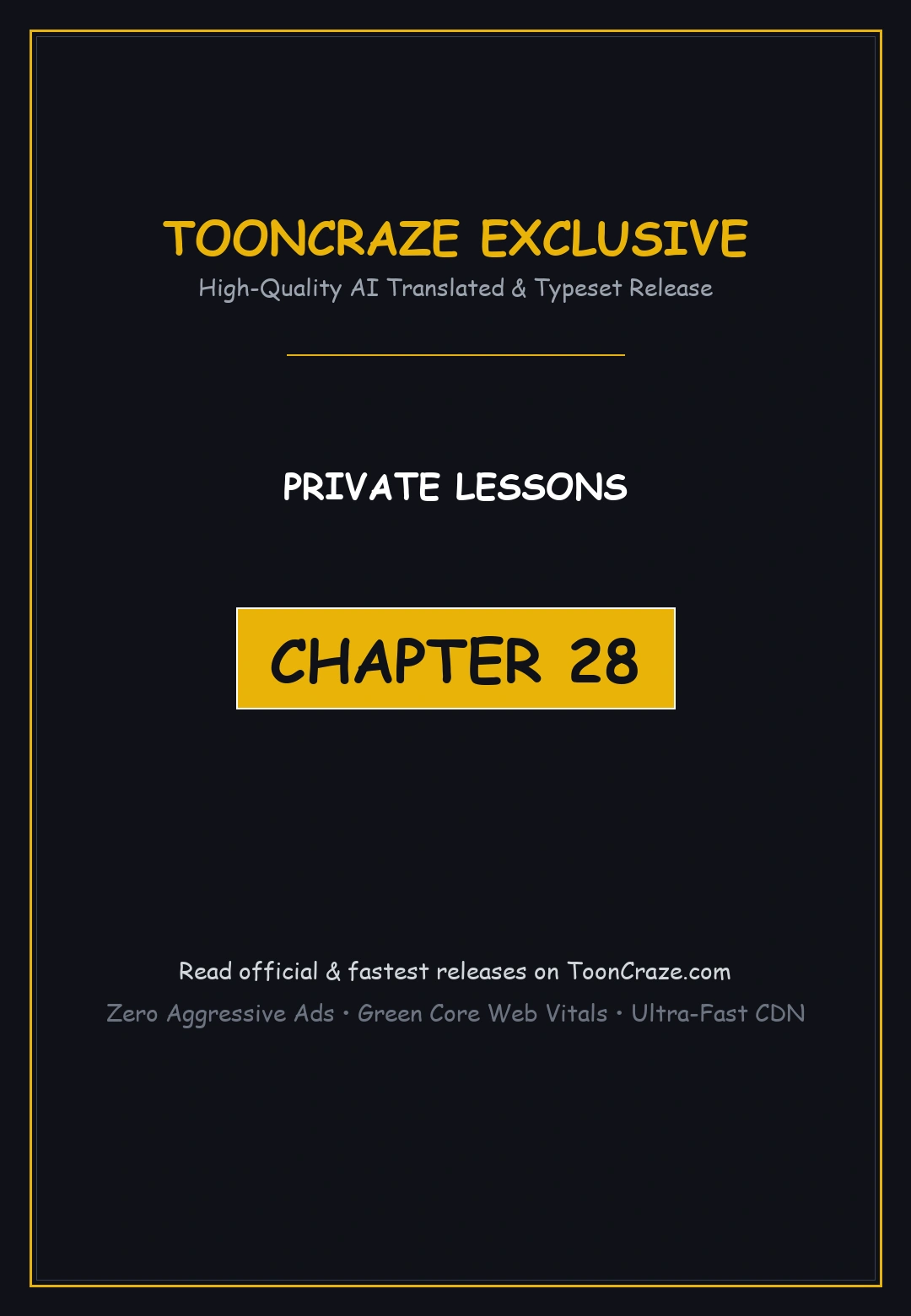 Private Lessons Manhwa Facon Chapter 28 - Page 1